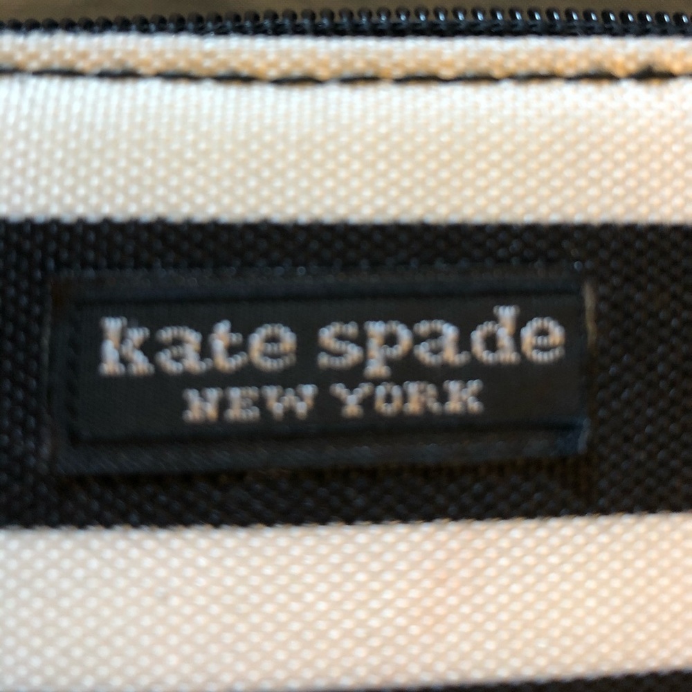 🤎 Cute Black/Ivory/Brown Fabric ‘Designer’ Purse - Picture 6 of 8